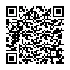 QR код за телефонен номер +12017656568