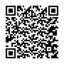 QR код за телефонен номер +12017656573