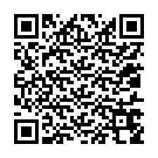 QR Code สำหรับหมายเลขโทรศัพท์ +12017658408