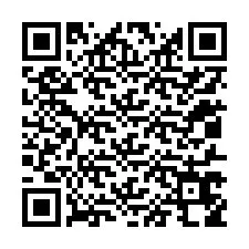 QR-код для номера телефона +12017658410