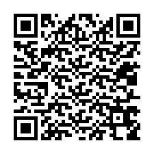 QR код за телефонен номер +12017658423