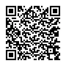 Kode QR untuk nomor Telepon +12017658656