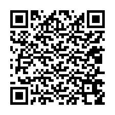 Codice QR per il numero di telefono +12017658662