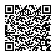 QR код за телефонен номер +12017658666