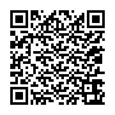 Código QR para número de teléfono +12017663858