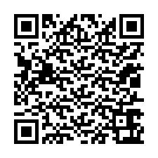 QR код за телефонен номер +12017663865