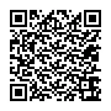 QR код за телефонен номер +12017663867