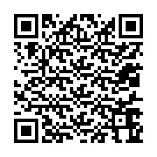 QR-koodi puhelinnumerolle +12017664907