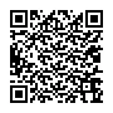 QR код за телефонен номер +12017664912