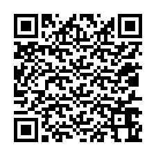 Código QR para número de teléfono +12017664918