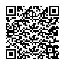 Codice QR per il numero di telefono +12017667426