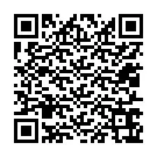 QR код за телефонен номер +12017667427