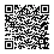 QR-koodi puhelinnumerolle +12017667661