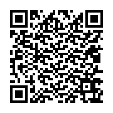 QR-koodi puhelinnumerolle +12017667662