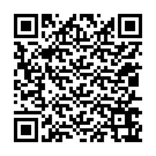 QR код за телефонен номер +12017667664