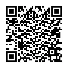 QR код за телефонен номер +12017667667