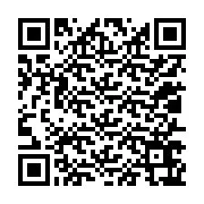 Código QR para número de teléfono +12017667668