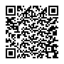 QR код за телефонен номер +12017698174