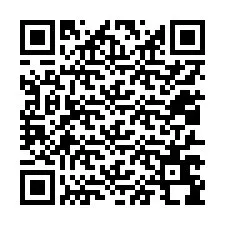 QR код за телефонен номер +12017698553