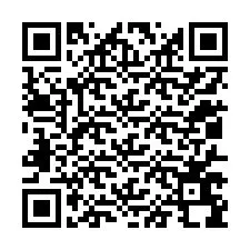 QR kód a telefonszámhoz +12017698754