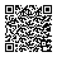 Código QR para número de teléfono +12017770498