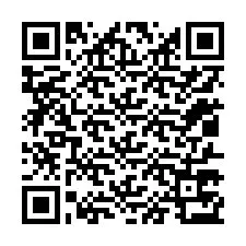 QR-koodi puhelinnumerolle +12017773851