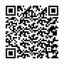 QR код за телефонен номер +12017774212