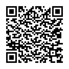 QR-koodi puhelinnumerolle +12017778086