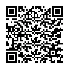 QR код за телефонен номер +12017779588