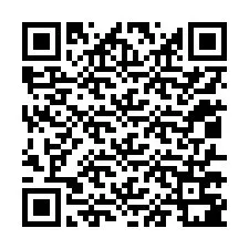 Kode QR untuk nomor Telepon +12017781250