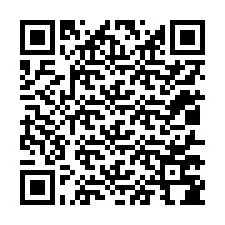 QR-код для номера телефона +12017784341