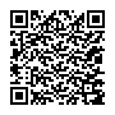 QR-koodi puhelinnumerolle +12017787395