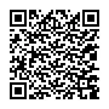 QR код за телефонен номер +12017789190