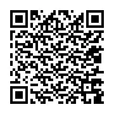 Código QR para número de teléfono +12017789886