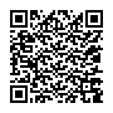 QR-код для номера телефона +12017789888