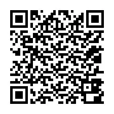 QR-код для номера телефона +12017800859