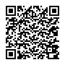 QR-koodi puhelinnumerolle +12017800942