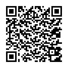 QR-код для номера телефона +12017802443