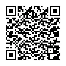 QR код за телефонен номер +12017802682