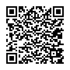 QR-код для номера телефона +12017805437