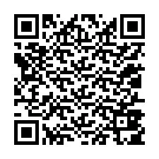 QR-koodi puhelinnumerolle +12017805968