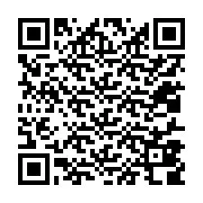 Código QR para número de telefone +12017808103