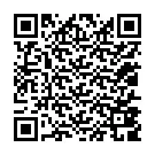 QR код за телефонен номер +12017809359