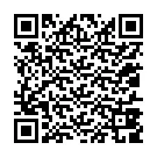 Kode QR untuk nomor Telepon +12017809818