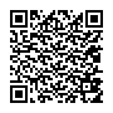 QR-код для номера телефона +12017815562