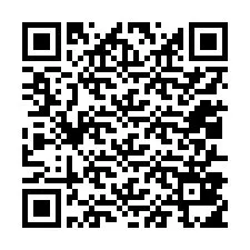 Código QR para número de telefone +12017815677