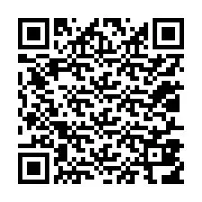 Codice QR per il numero di telefono +12017816129
