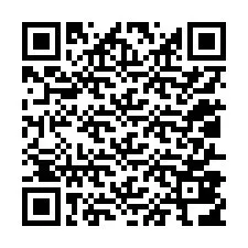 Código QR para número de telefone +12017816378