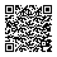 QR-koodi puhelinnumerolle +12017818196