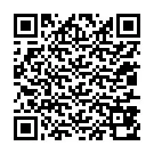 Kode QR untuk nomor Telepon +12017870484